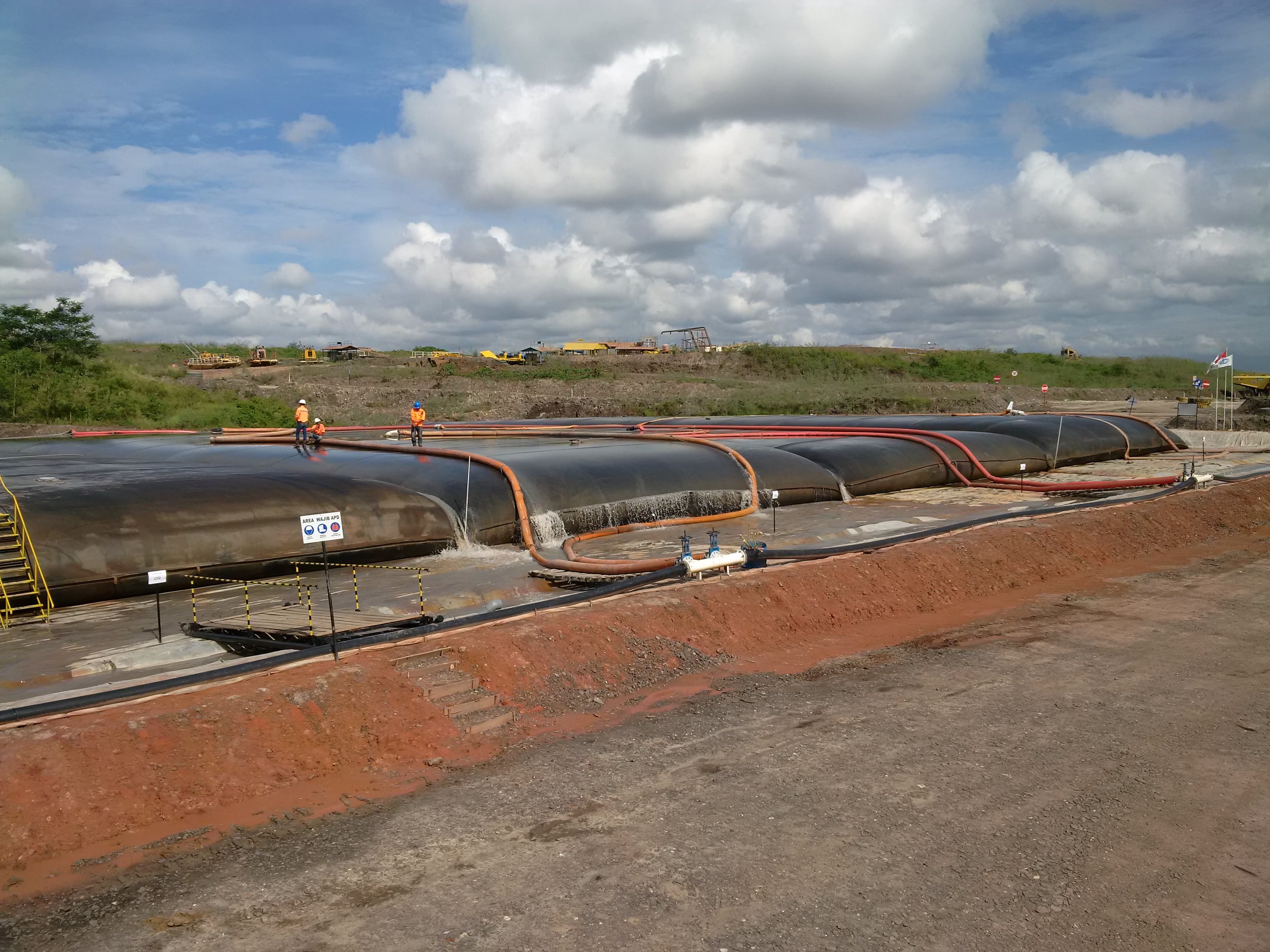 GEOTUBE solutions for efficient mine dewatering