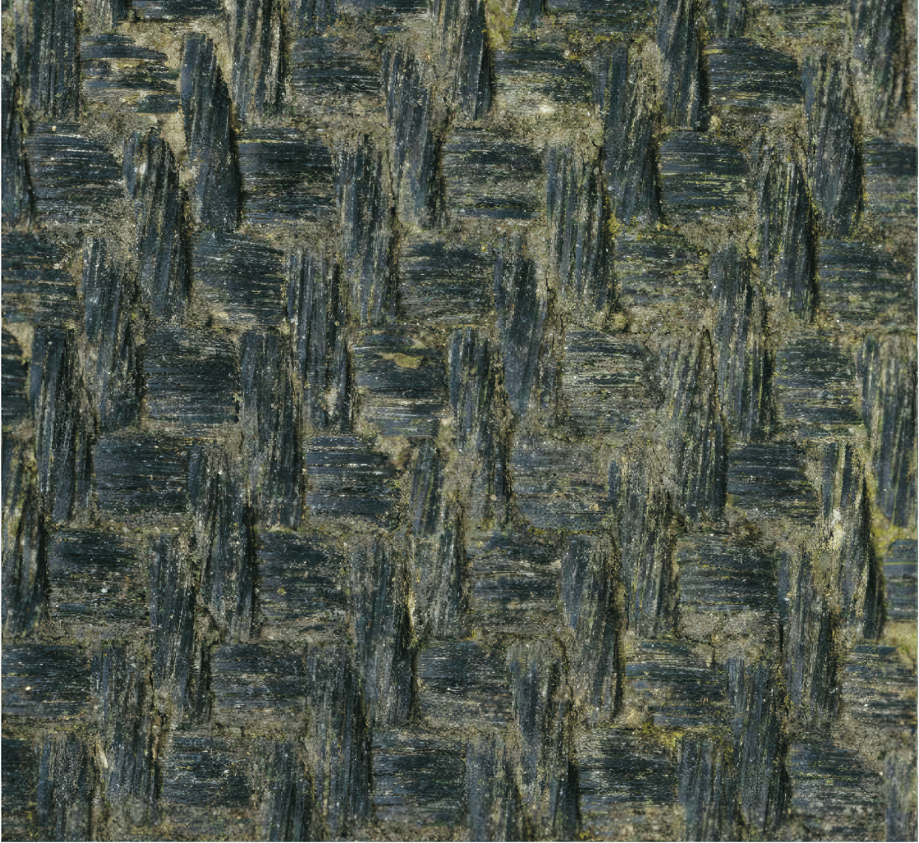 GEOTUBE container 9 years weathering fabric Close-up view