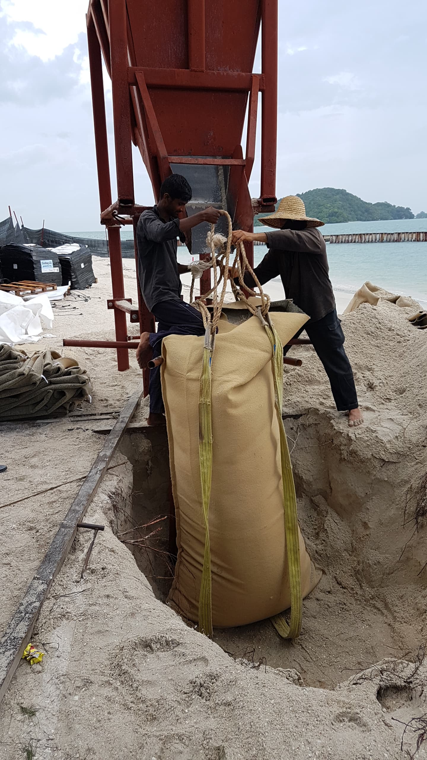 Protecting Langkawi's Meritus Pelangi Beach with GEOTUBE